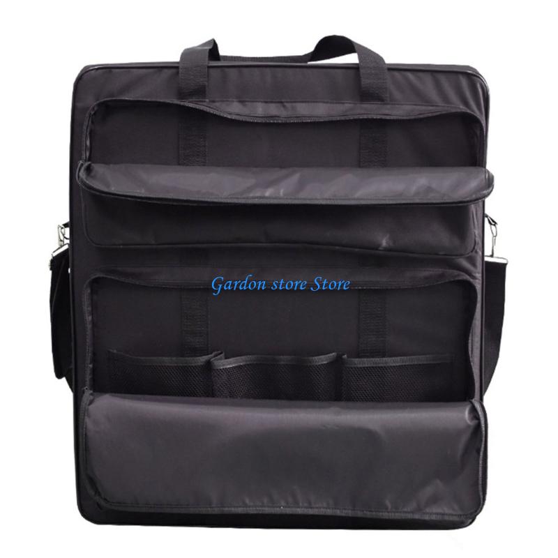 B0KB Transportable Photovoltaic Panel Storage Bag Protective Luggage Water Resistant Building Easy to Carry for 2 Panes