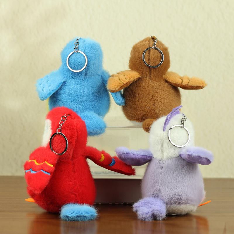 Internet Celebrity Penguin Parrot Chicken Plush Toy Bag Pendant - Cute School Bag Plush Doll Birthday Gift