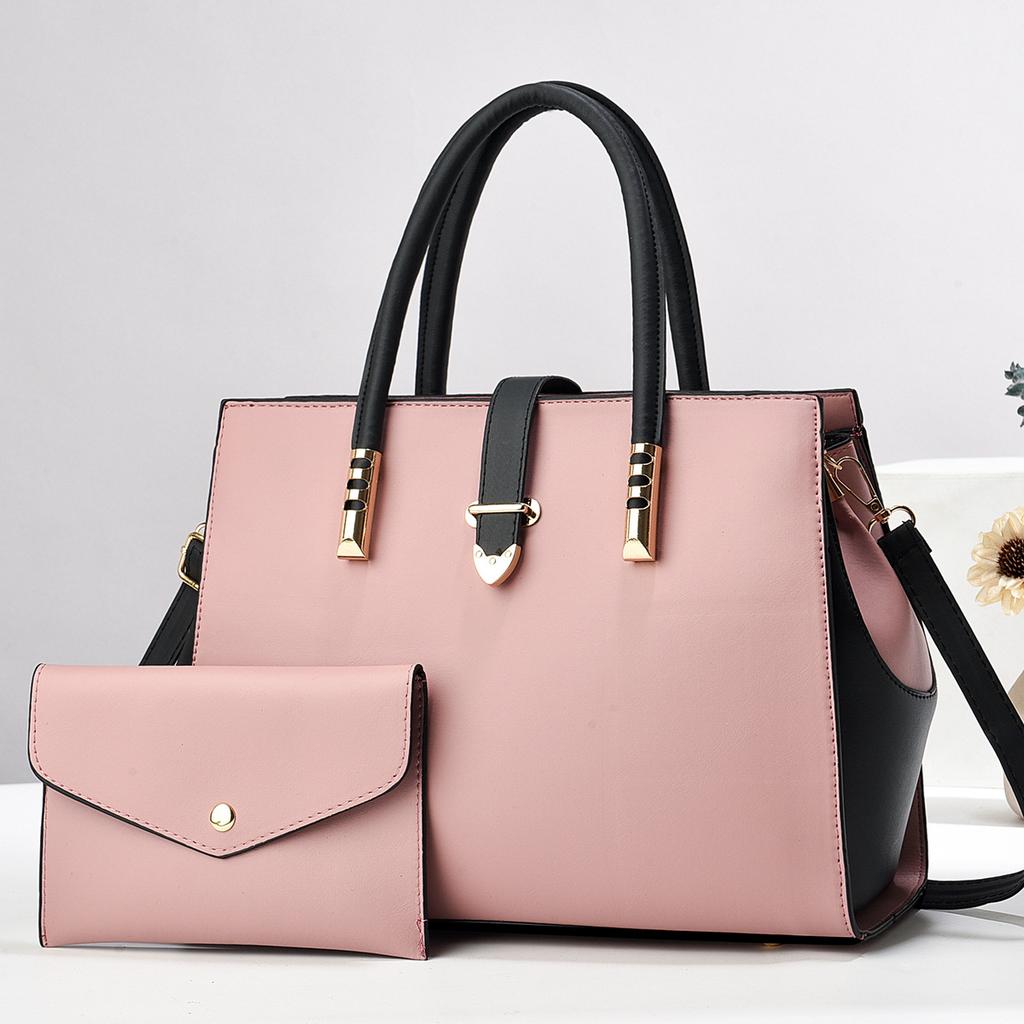 Mother and Child Bags  High Appearance Level  Fashionable Color-blocked Handbags  Simple Single-shoulder Bags  and Trendy Crossbody Bags