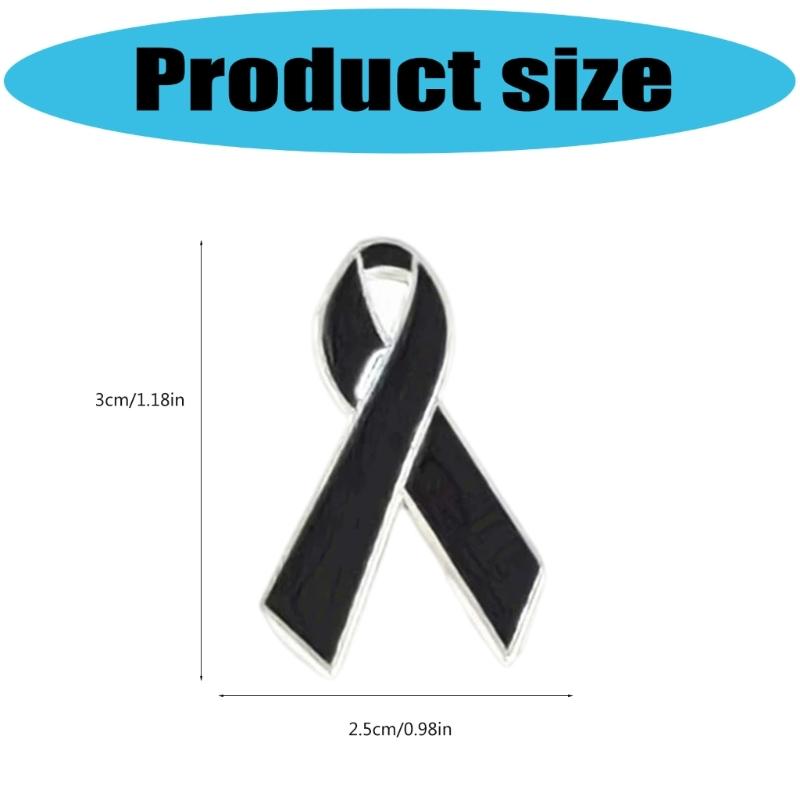 Sturdy Metal Ribbon Pin Handcraft Embroidered Badges For Craft Projects