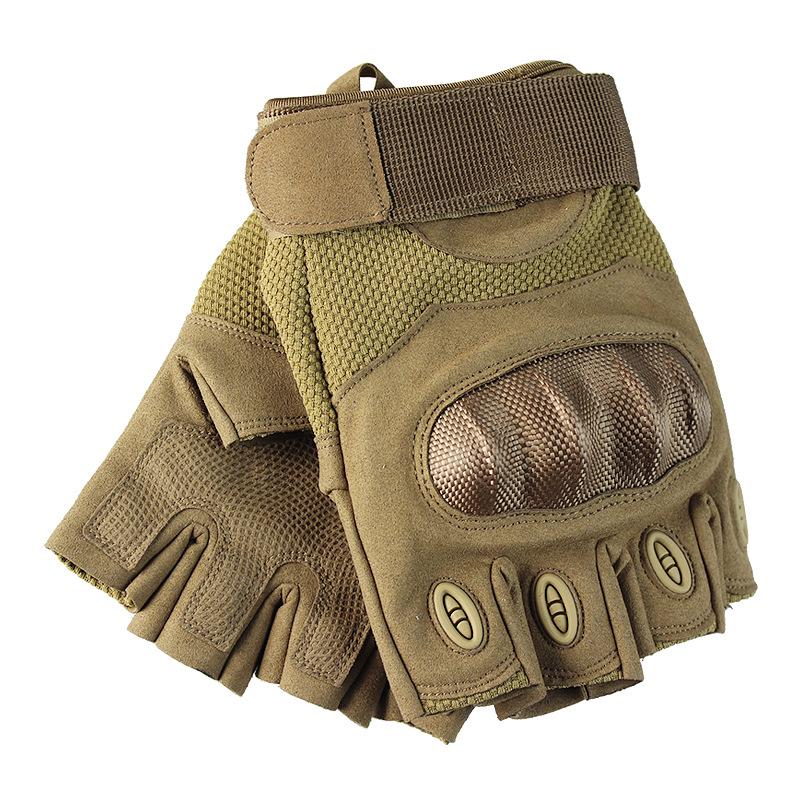 Sports Half Finger Gloves Men's Multifunctional Fighting Boxing Training Outdoor Mountaineering Cycling Fitness Military Training Tactical Gloves