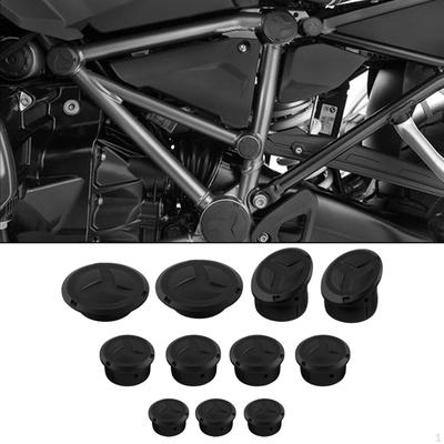 11dílná sada otvorů pro rám motocyklu Sada uzávěrů zátky Příslušenství Náhradní díly pro R1200 1250GS Lightweight