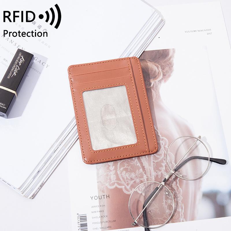 Anti-magnetic and anti-wear card sleeve, ID card clip, bank card protective sleeve, certificate, bus card bag, multi-card position.