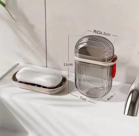 

Travel toiletries set, portable mouthwash cup, tooth cup, toothbrush storage box,essential tool for traveling and business trips