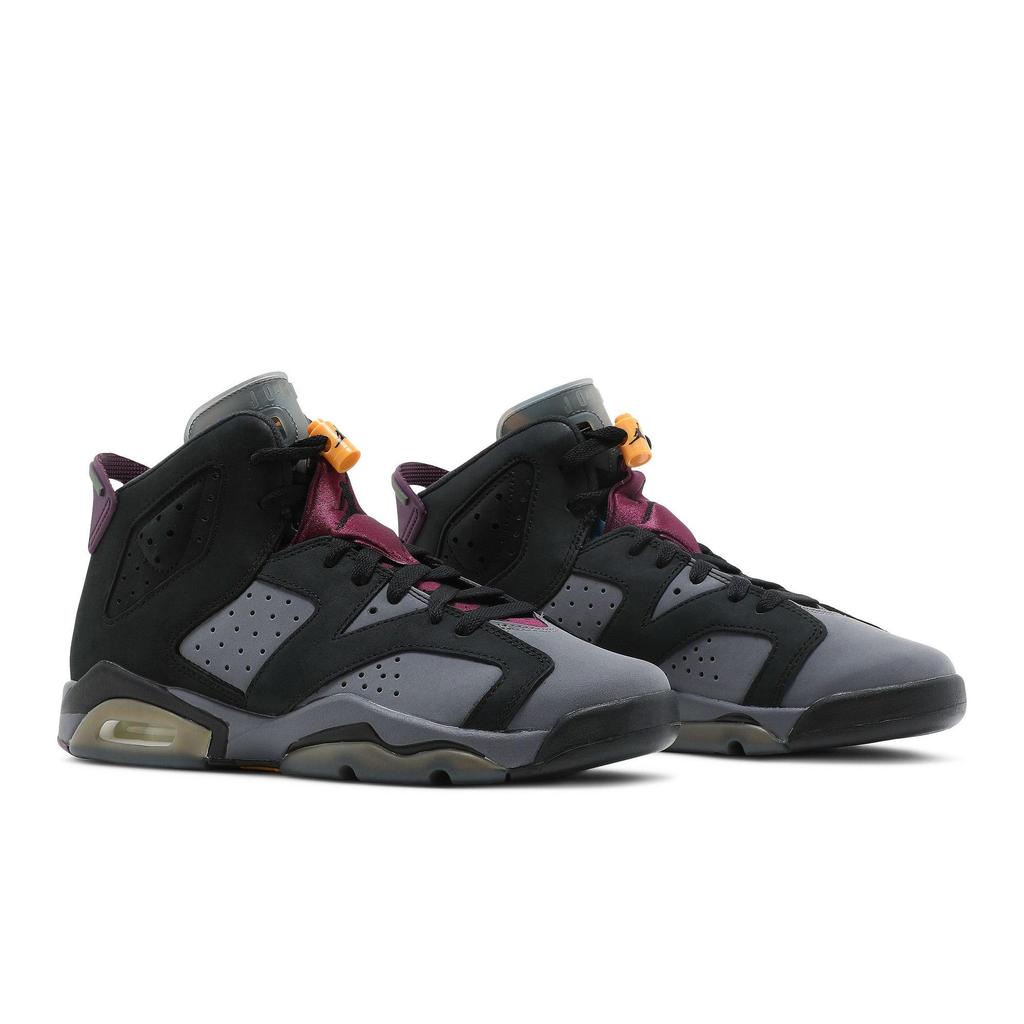 Air Jordan 6 Retro Grade School 'Bordeaux' (Unisex) Black / Light Graphite / Dark Grey / Bordeaux Kids' Basketball Shoes 384665 063