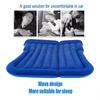 Car Rear‑seat Inflatable Sleeping Mattress Flocked PVC Material for Outdoor Car Travel