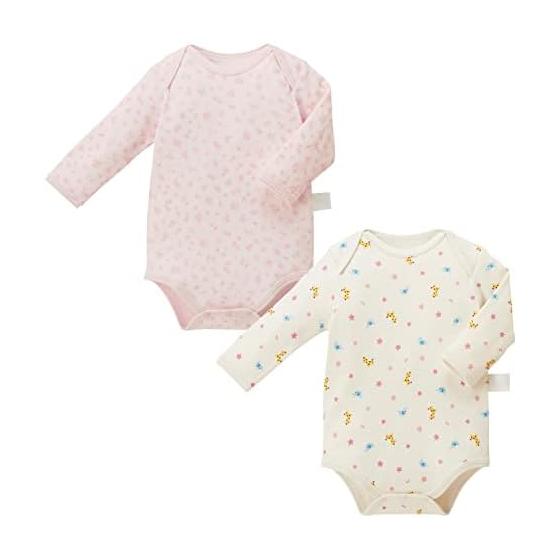 [Miki House Hot Biscuits] Long sleeve body shirt set of 2 (covered) 74-9931-577