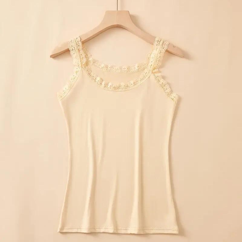 Women's Strapless Camisole: Sensual Lace Trim Stretch Base Layer