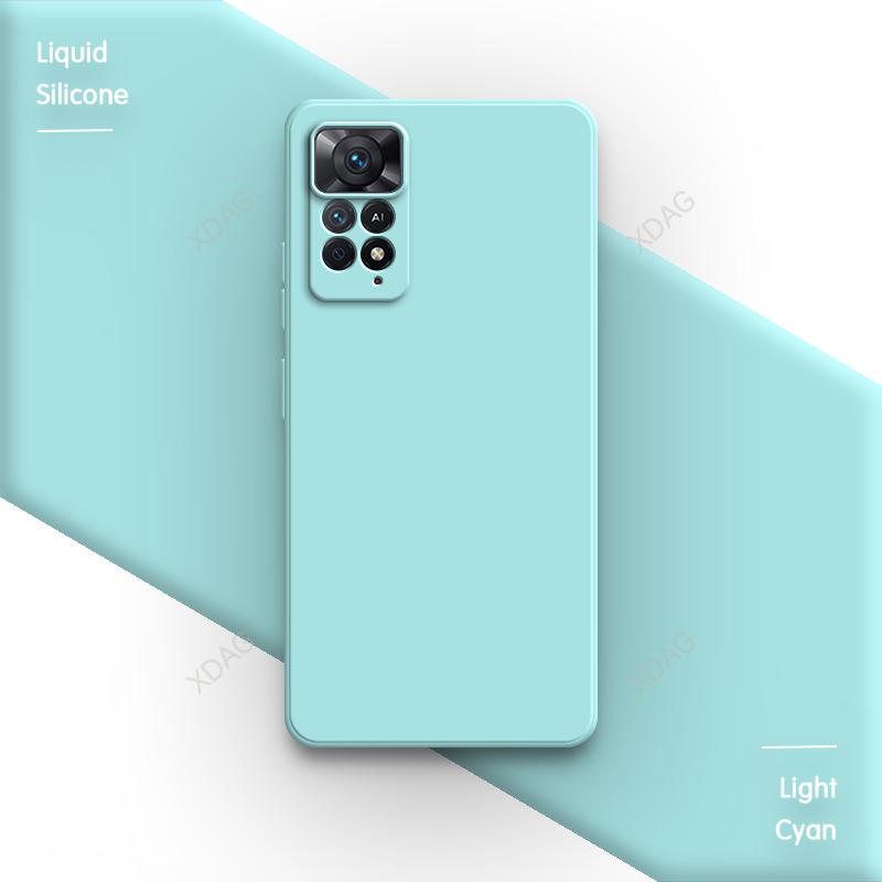 Pure Color Phone Case for Xiaomi Redmi Note11 Note 11 11E 11T 11Pro Pro Plus Pro+ 11S 11SE 4G 5G Soft Liquid Silicone Back Cover