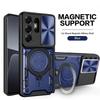 Shockproof Armor Funda For Samsung Galaxy S26 Ultra 5G Car Magnetic Holder Ring Case For S 26 Plus S26Ultra Lens Protector Cover