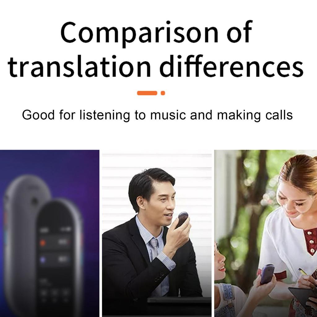 Real Time Language Translator Earbuds Supports 114 Languages Wireless Bluetooth Translation Earbuds with Speakers