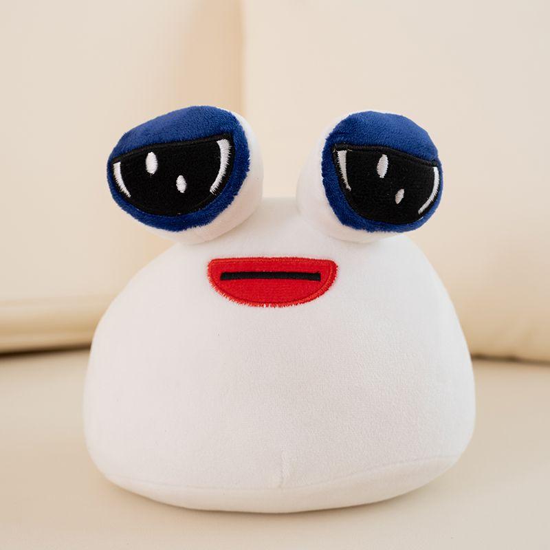 

New Pou My Pet Alien Doll Surrounding the Game Cross-Border Stuffed Toy Kids Gift Cushion Doll Big White Eyes Alien 22cm