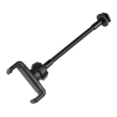 Foldable Phone Clamp Holder Stand with Cold Shoe Mounting for LED Ring Light Smartphone Mounting Compatible with iPhone