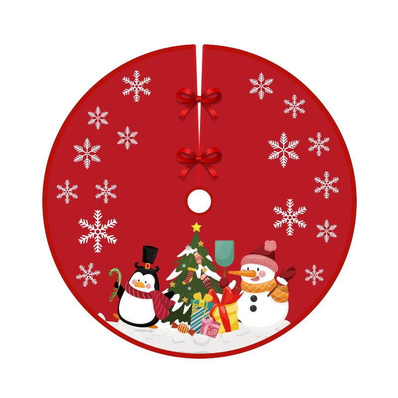 Christmas Tree Dress Ornaments Holiday Decorations Printed Ornaments Christmas Atmosphere New Year Decorations Multiple Styles