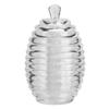 Transparent Honey Dispenser with Lid Spoon Large Capacity Honey Container for Storing Honey