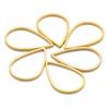 20/50pcs Stainless Steel Gold Plated Design Cut Cabochons Shaped Pendants Charms for Diy Necklaces Bracelets Making Accessories