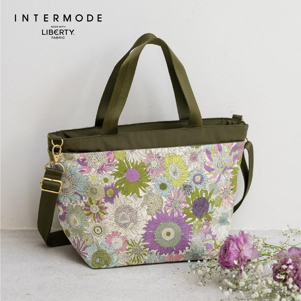 INTERMODE MADE WITH FABRIC Shoulder Bag 19305802 Small Susanna 19305802C Khaki LIBERTY. 2-way Women's [C]