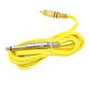 RCA Tattoo Clip Cable Professional Soft Flexible Silicone Tattoo Machine Hook Line for Tattoo Accessories Yellow