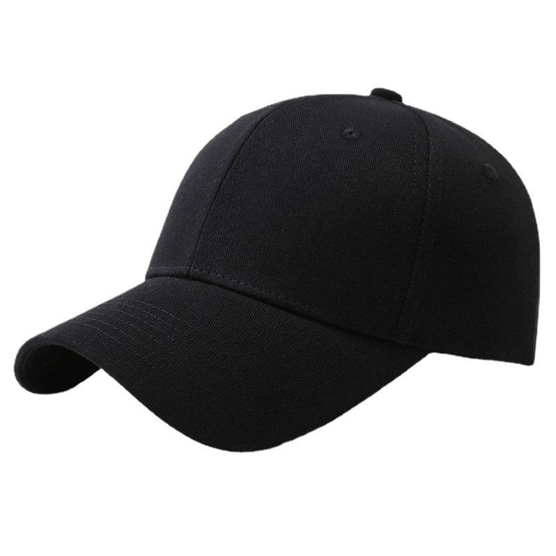 New High-quality All-pure Cotton Glossy Cap Spring and Autumn Solid Color Hat Men's Casual All-match Baseball Cap