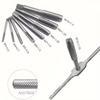 Multifunction Tap and Die Set 20Pcs M3-M12 Metric Screw Thread Plugs Hand Screw Taps Straight Taper Tapping and Thread Tools