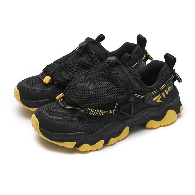 New HUANGJINGYU X FILA FLUID 5 Low Top Casual Shoes Men's Black F12M442128FBK