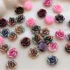 20Pcs Elegant Camellia Rose Nail Art Jewelry Charm for DIY Manicure Decoration Resin Flatback