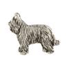 Briard, Berger de Brie II - Dog brooch in a gift box, elegant pin, lapel pin for Art-Dog brand jacket