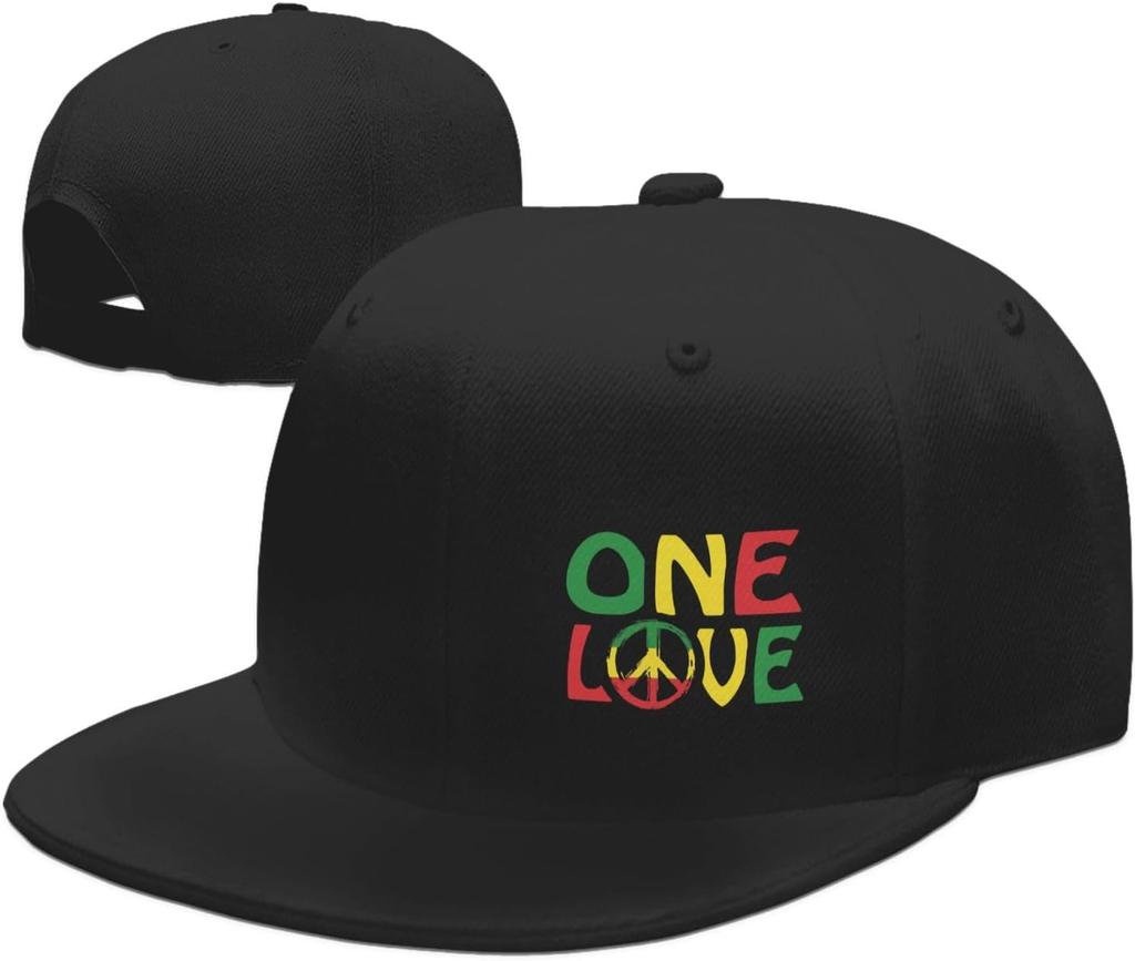 Jamaican American Flag Distressed Snapback Baseball Cap Casual Adjustable Hat Adult
