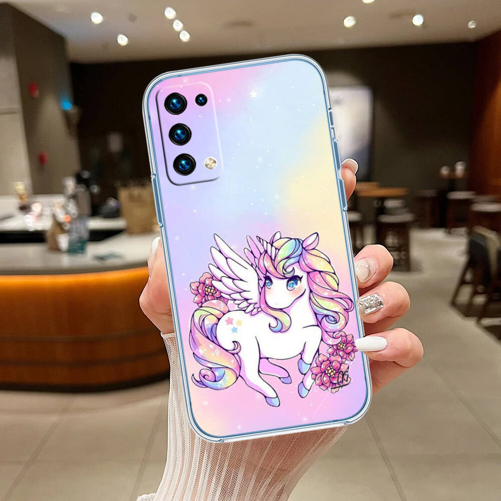 Cartoon Unicorn Phone Case for Motorola G14 G15 G24 G30 G31 G32 G34 G41 G42 G51 G52 G50 G60S G60 G62 G72 G71 G73 G84 G85 G200 E32