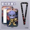 Anime Characters Card Holder Lanyard Keychain ID Credit Bus Card Cover Hang Rope Lariat Lanyard Key Rings Fans Gifts