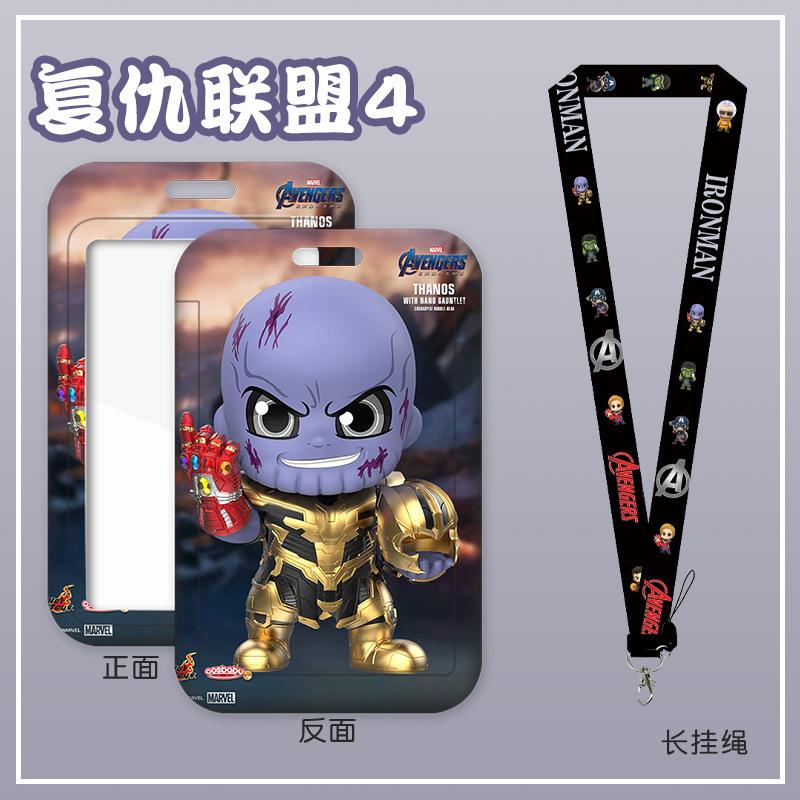Anime Characters Card Holder Lanyard Keychain ID Credit Bus Card Cover Hang Rope Lariat Lanyard Key Rings Fans Gifts