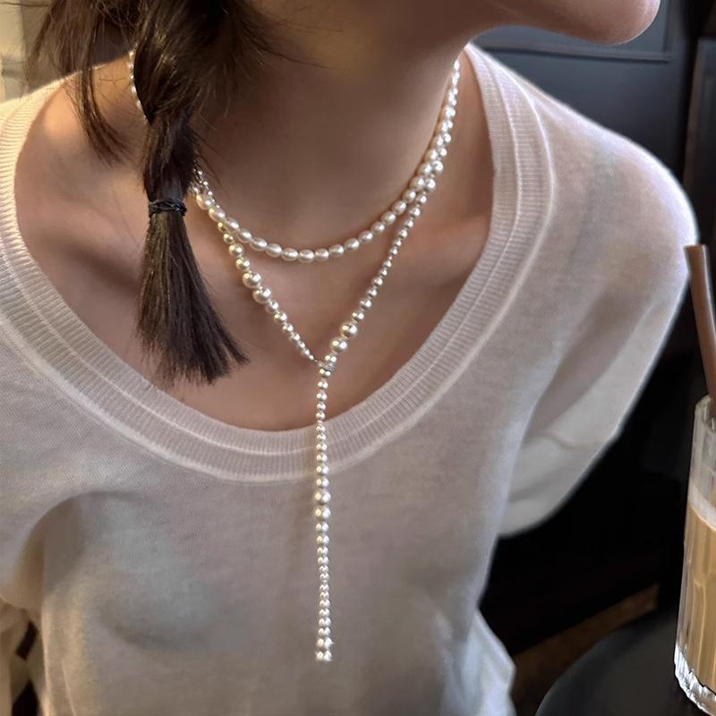 Women s Summer Long Light Luxury Niche Necklace 61cm