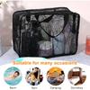 Mesh Shower Caddy Bag, Portable Toiletry Shower Tote Quick Dry Portable Tote Bag Zipper Toiletry Organizer Bags for College Dorm Bathroom Swimming