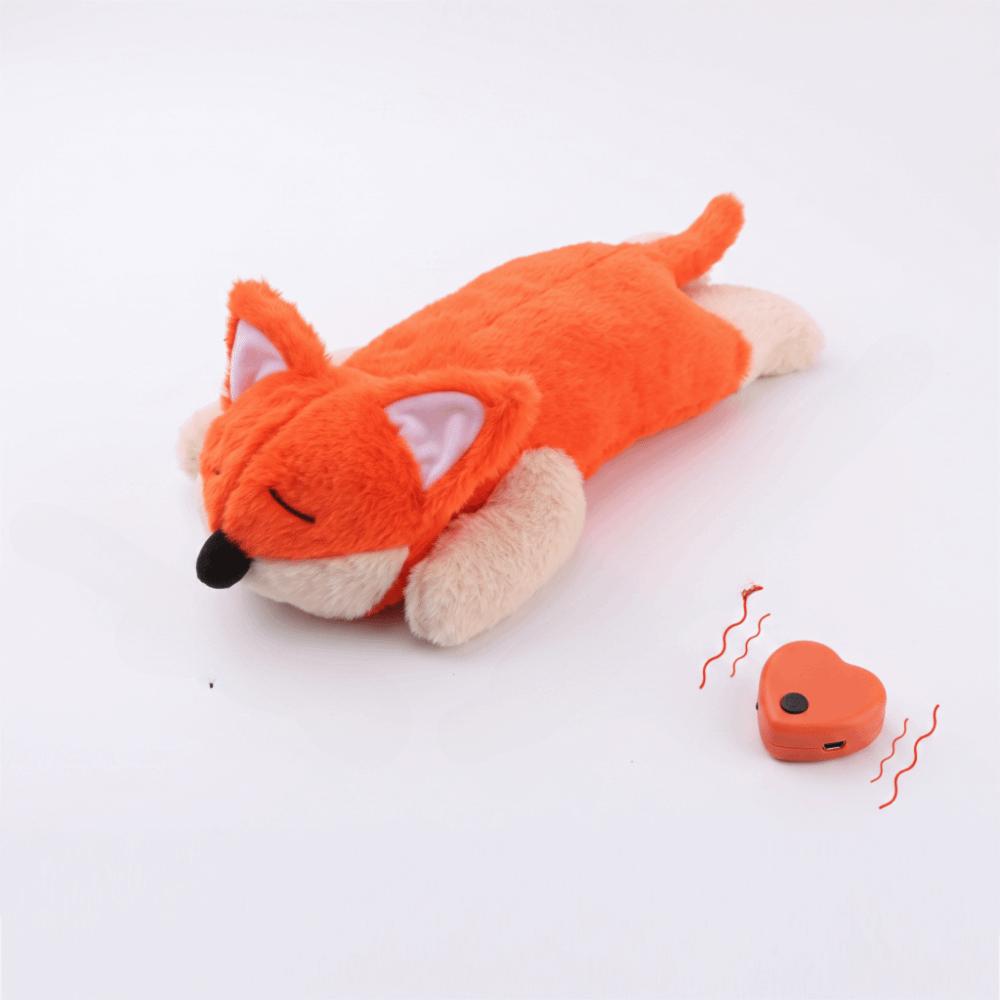 Heartbeats Simulator Sleep Aid Doll Calming Heartbeats Sound Pet Plush Doll Dog Plush Toy Dog