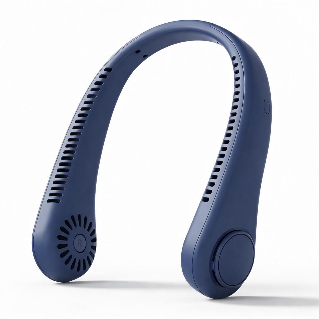 2026 New Arrivals 1200Mah Usb Portable Neck Fan Rechargeable Mini Charging Fan Outdoor Quick Cooling Sports Style Hands-Free