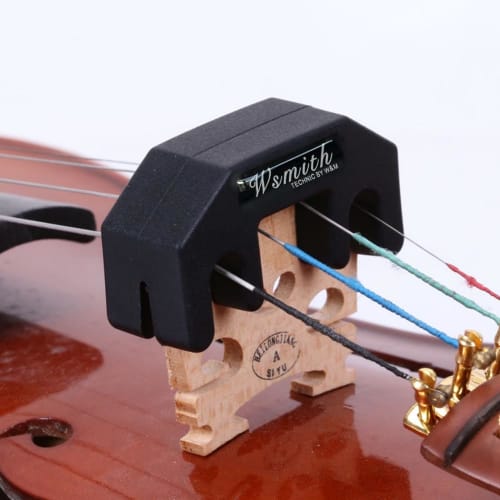 New Violin Mute, Hard Rubber, for Nighttime Practice, for Violin/Viola (Black)