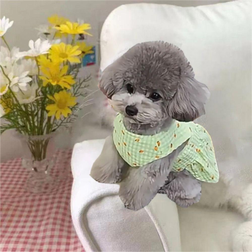 Skin-friendly Puppy Skirt Breathable Pet Dress Chihuahua Dog Summer Dress  For Small Medium Dogs