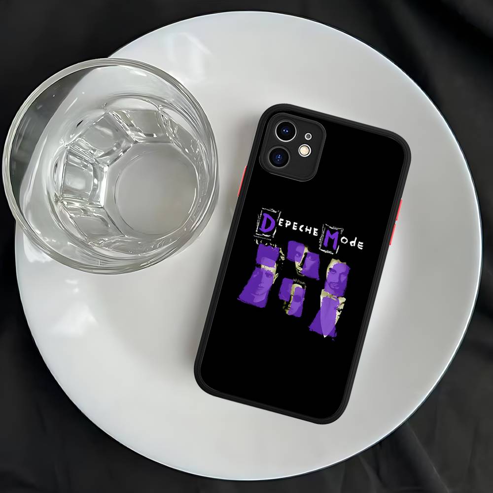 

D-Depeche Mode Rock-ES Band Phone Case For IPhone 16 15 14 13 12 11 Pro Max Plus X XS MAX Black Matte Phone Fundas iphone 11pro max