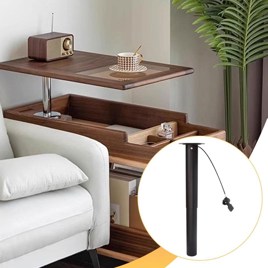 Coffee Table Lift Mechanism Hardware,Easy Installation,Vertical Fittings,Adjustable,Manual End Side Table Lifter Lifting Column