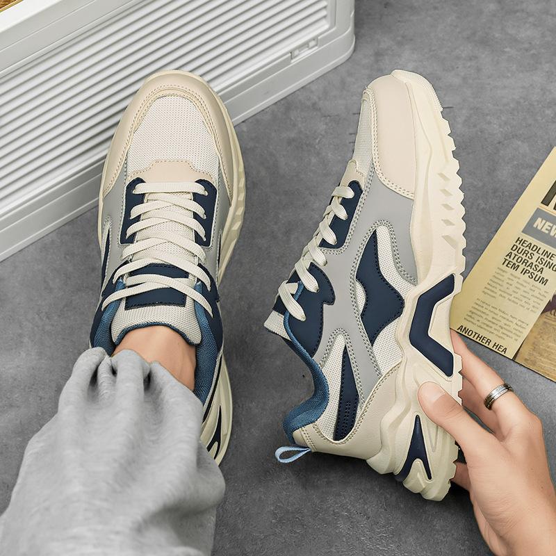 Niche design large size casual shoes size student young dad sneakers