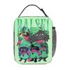 Deltarune Ralsei Vintage Bootleg Insulated Lunch Bags Cooler Bag Meal Container Lunch Box Tote for Men Women School Outdoor