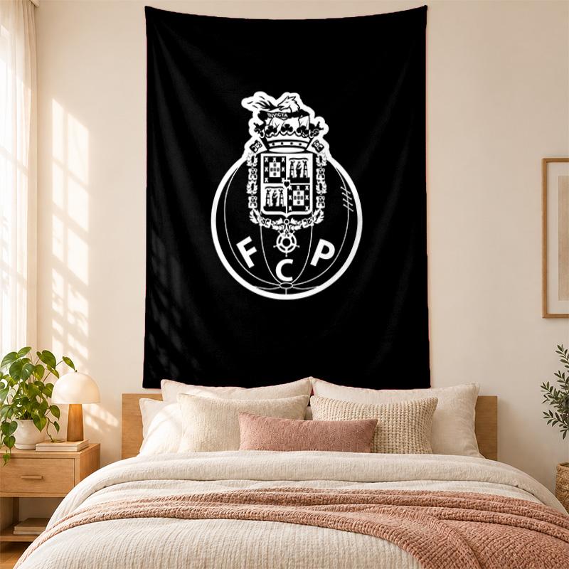 FC Porto Wandteppich hohe Qualität zur Dekoration von Wohnzimmer Schlafzimmer Studentenwohnheim Wänden ideal als Schlafzimmer Wandkunst oder Weihnachtsgeschenk