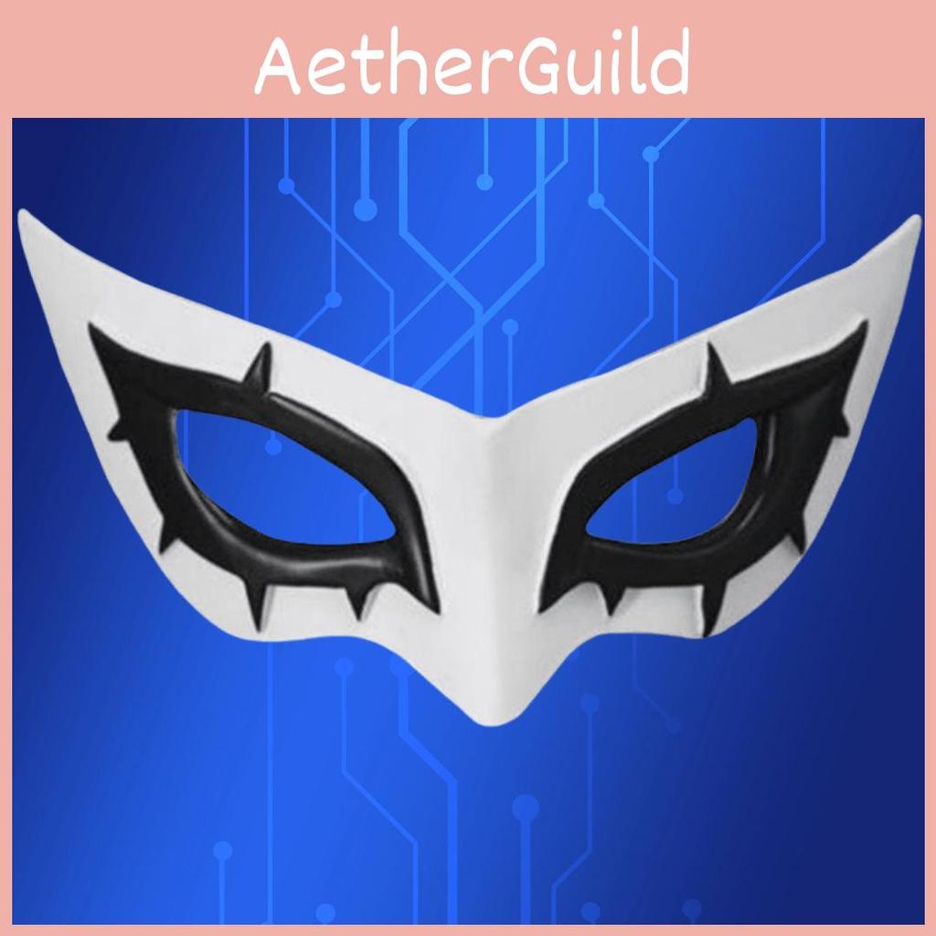 Amamiya Ren Halloween Halvmask Med Rolig Design För Kostymfester Och Cosplay-Evenemang