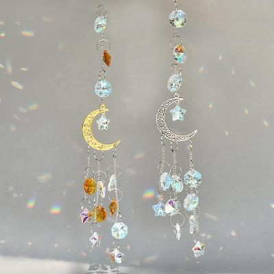 Decoration Crystal Pendant Handmade Hanging Ornament Suncatcher Wind Chimes