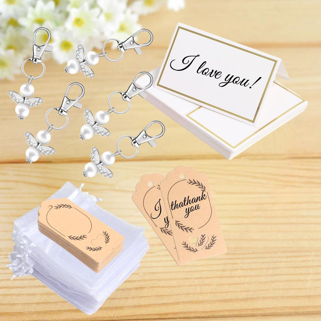 TEMU Guardian Angel Keychain Pendant Party Favor & Wedding Place Card Souvenir