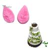 2Pcs Leaf Shape DIY Fondant Cake Decorating Chocolate Silicone Mold Baking Tool