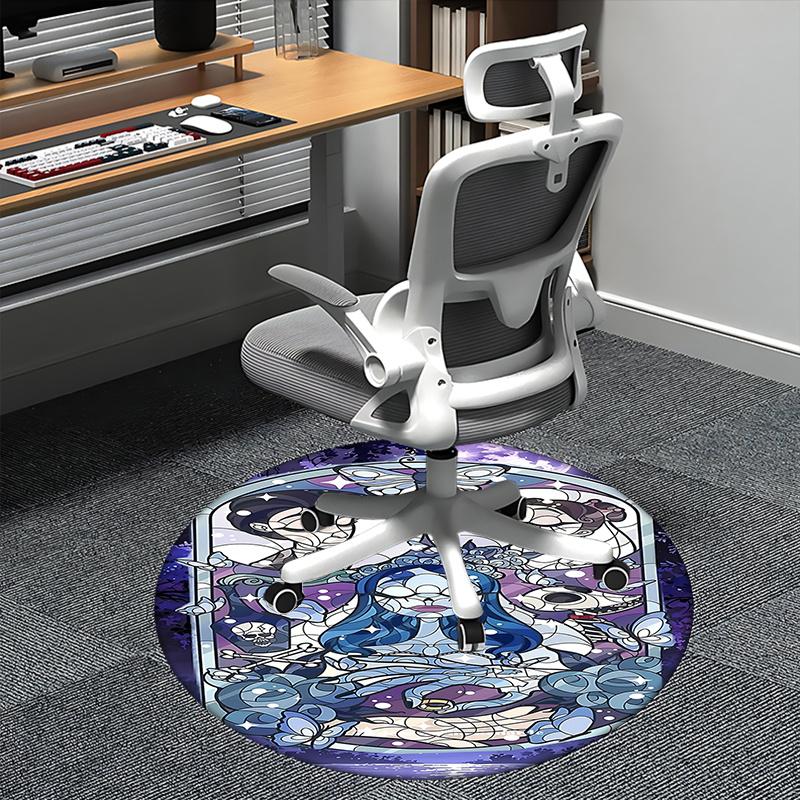 

Zombie Bride Horror Theme Chair Mat Round Carpet Home Decor, Sofa Rug, Office Mat, Gift for Any Room0219b 80cm by 80cm