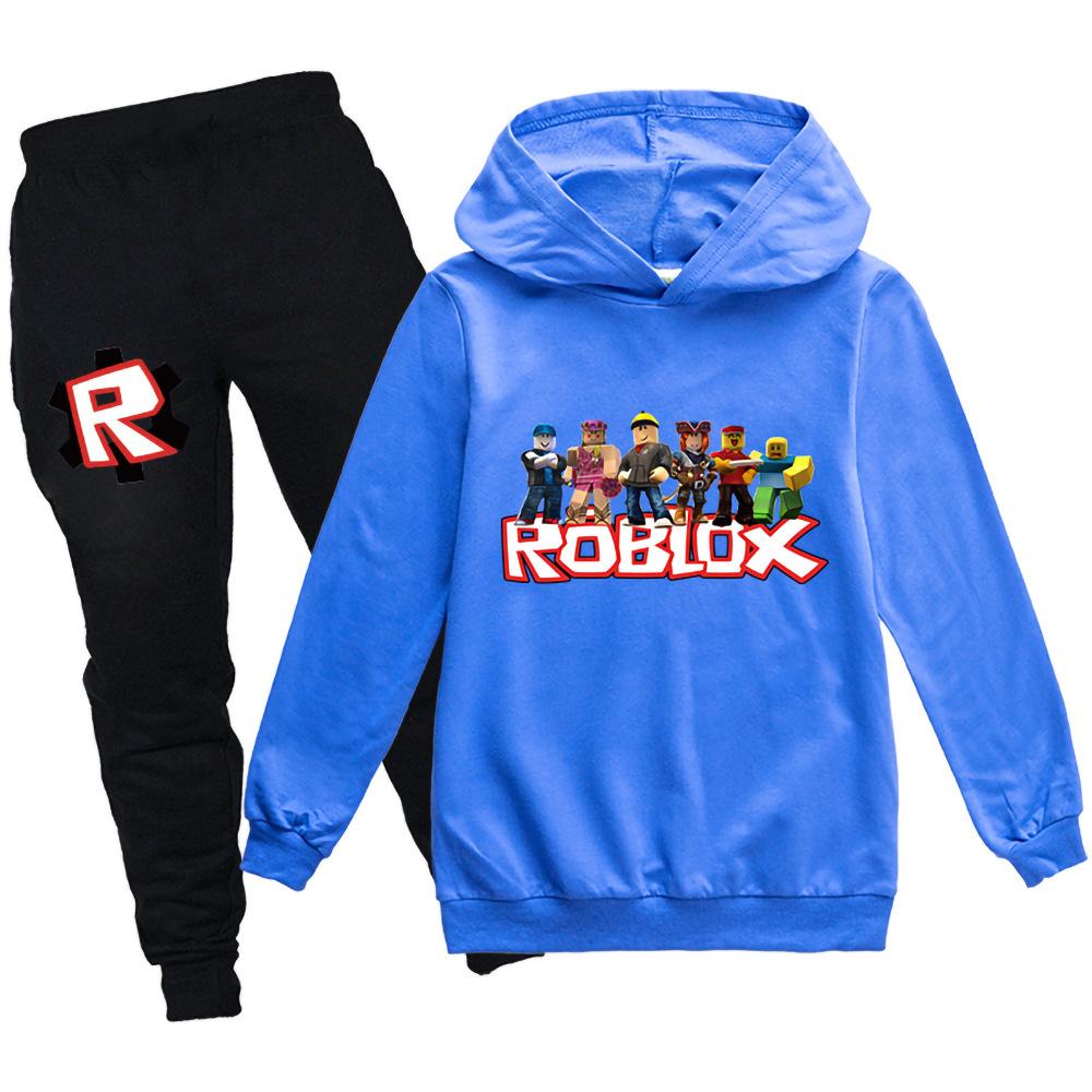 

Гра Roblox Периферійний Набір Одягу Дитячий Одяг для Дівчаток Куртка Штани Набір з 2 Предметів Дитячий Спортивний Повсякденний Костюм Подарунки 110
