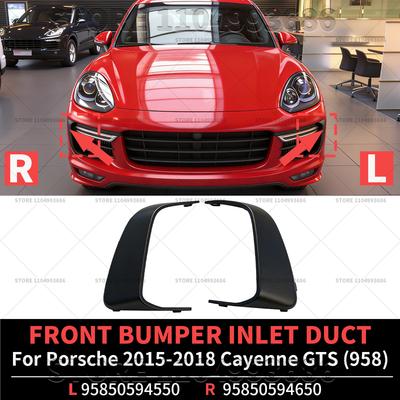 Pro Porsche 2015 2016 2017 2018 Cayenne GTS Turbo (958) Vstupní kanál levý a pravý předního nárazníku OEM 95850594550 95850594650
