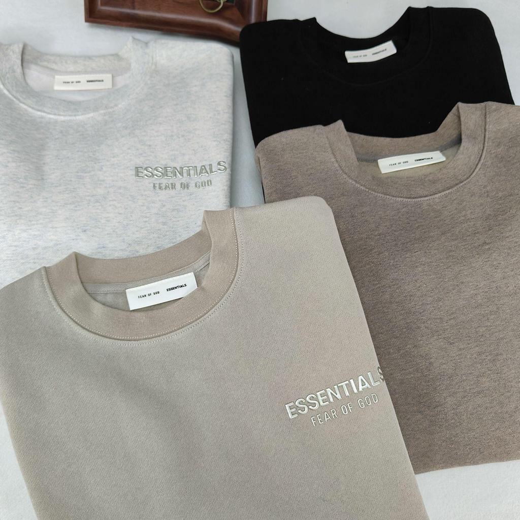 FOG Men's Round Neck Sweatshirt: 25 Styles, Double-Stitched, New Logo, Youthful, Loose Casual Pullover